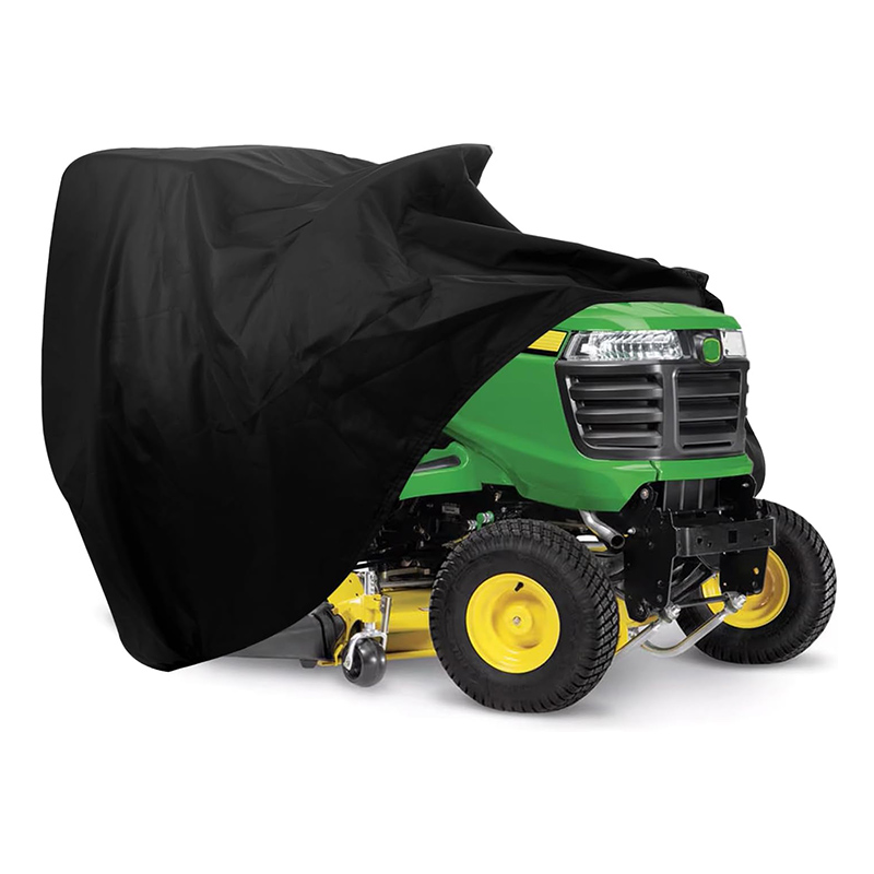 Lawn Mower Cover Waterproof Heavy Duty 420D Polyester Oxford UV Protection Universal Lawn Mower Cover