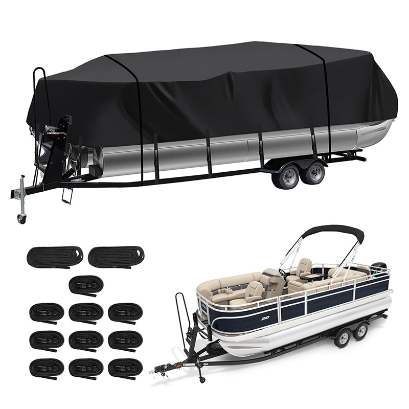 Heavy Duty Trailerable Pontoon Boat Cover For PORTFISH/Fishin Barge